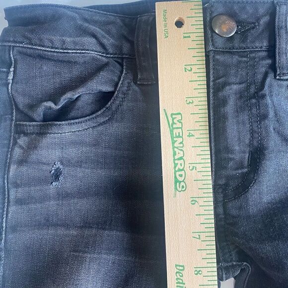 American Eagle Outfitters black Distressed Jeggings 2 - Picture 8 of 15